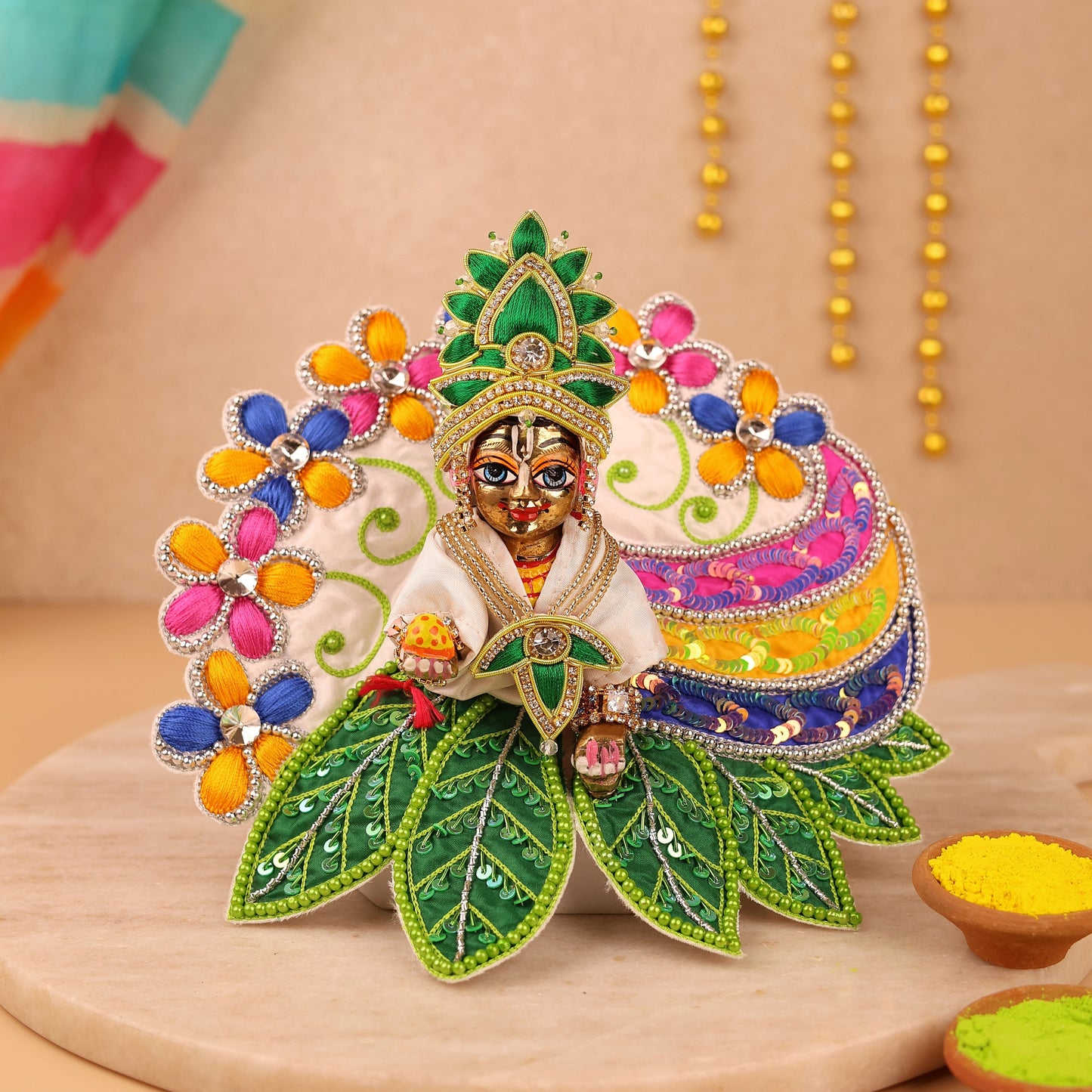 Rang Rasiya Multi-Colour Holi Laddu Gopal Poshak