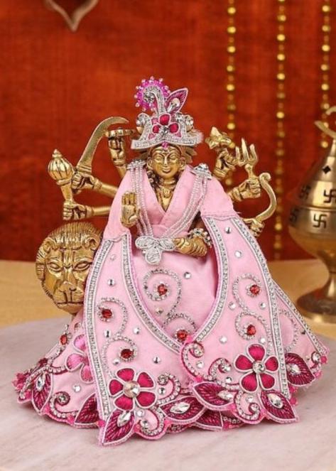 Pushp Mala Pink Lehenga Patka & Shringar Set