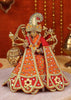 Madhur Leela Orange Lehenga Patka