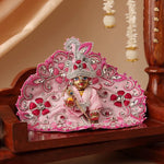 Pushp Mala Pink Laddu Gopal Poshak