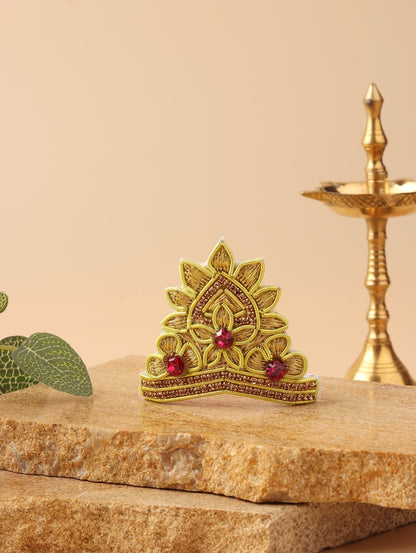 Divya Raas Purple Laddu Gopal Poshak & Shringar Set