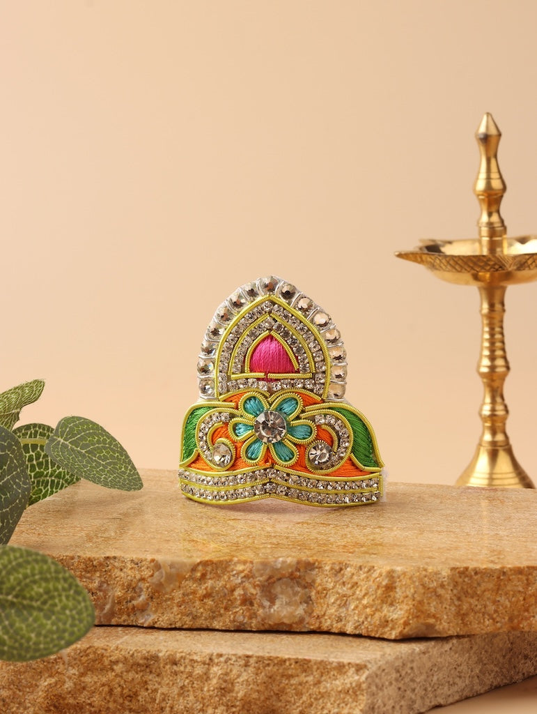 Makhan Chor Yellow Laddu Gopal Poshak & Shringar Set