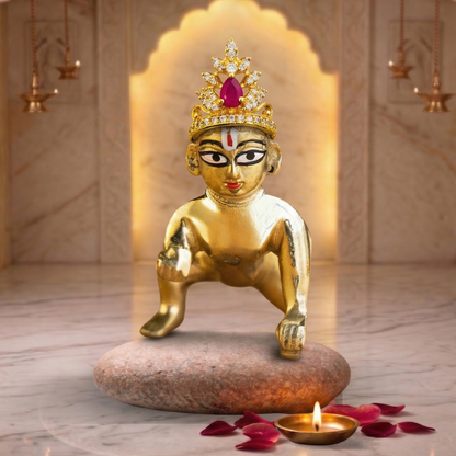 Angoor Laddu Gopal Mukut - Size 0