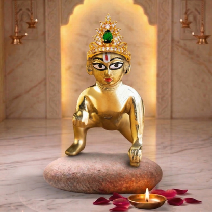 Angoor Laddu Gopal Mukut - Size 0