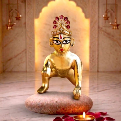 Anar Ratna Laddu Gopal Mukut - Size 0