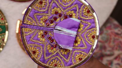 Divya Raas Purple Laddu Gopal Poshak