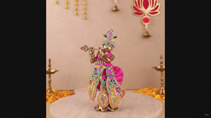 Indradhanu Magenta Dhoti Patka