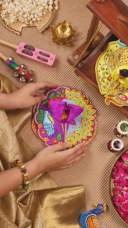 Prem Sandesh Purple Laddu Gopal Poshak