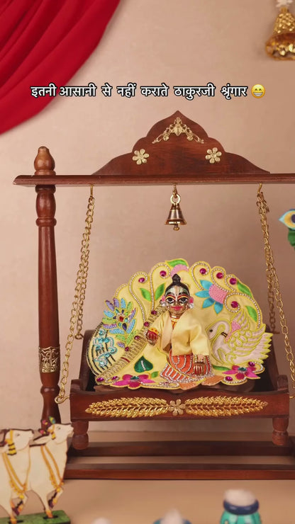 Charan Seva Yellow Laddu Gopal Poshak