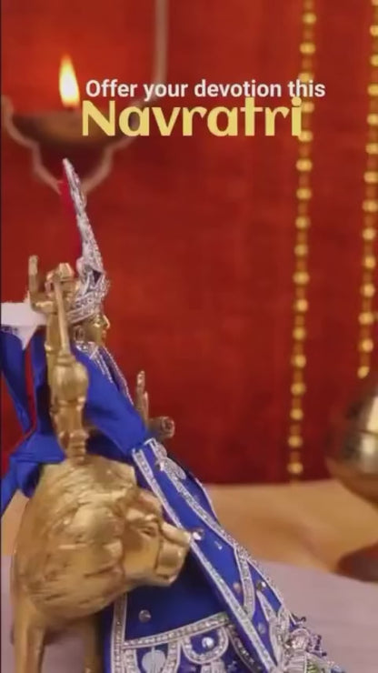 Saawan Sugandh Royal Blue Lehenga Patka