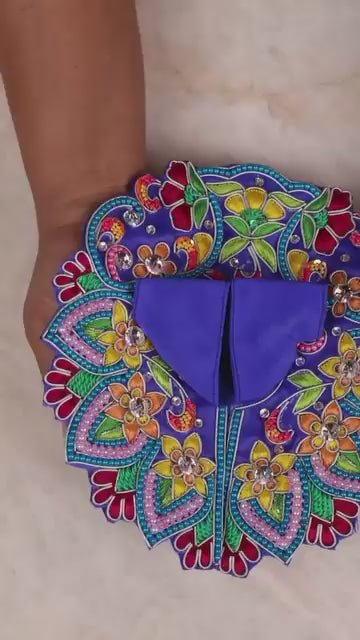 Indradhanu Blue Laddu Gopal Poshak