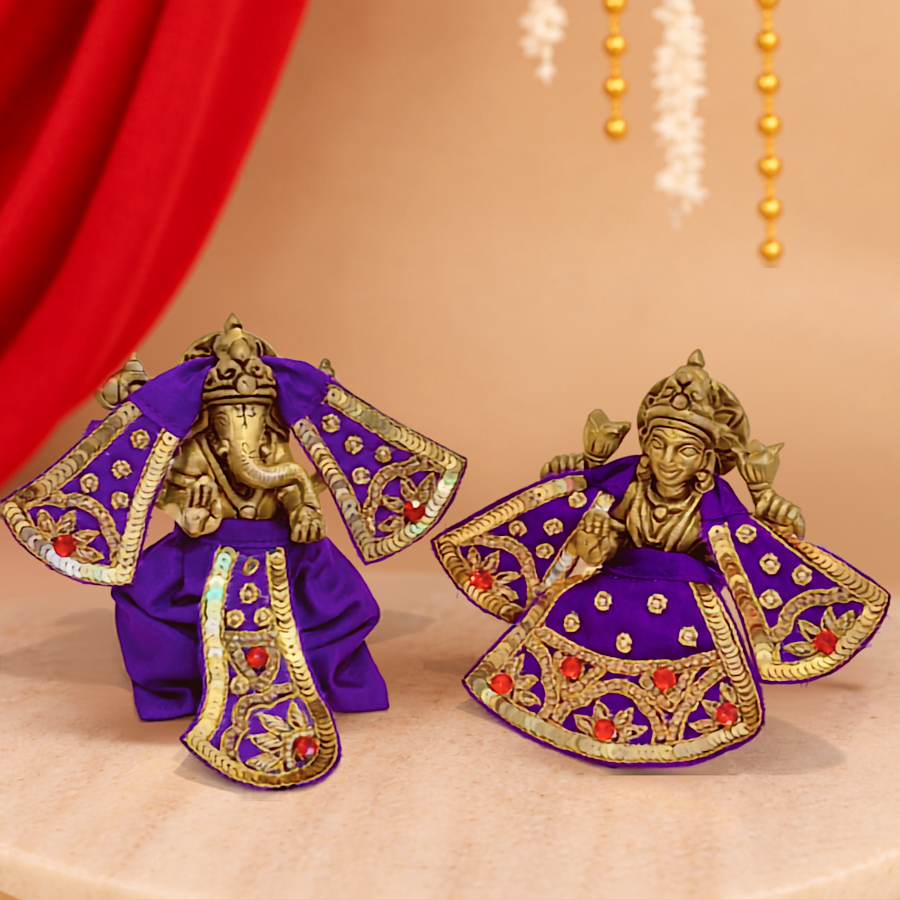 Divya Raas Purple Lehenga Dhoti with Patka
