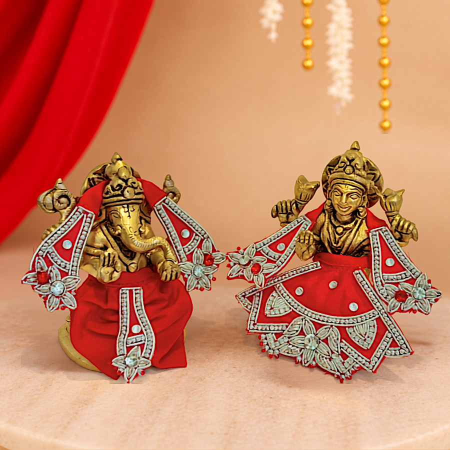 Saawan Sugandh Red Lehenga Dhoti with Patka